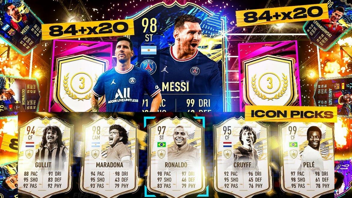 FIRST EVER ICON SWAPS 4 ICON MOMENTS 1/5 PP! 84 x 20+ ICON SWAPS PACKS! FIFA 21 Ultimate Team