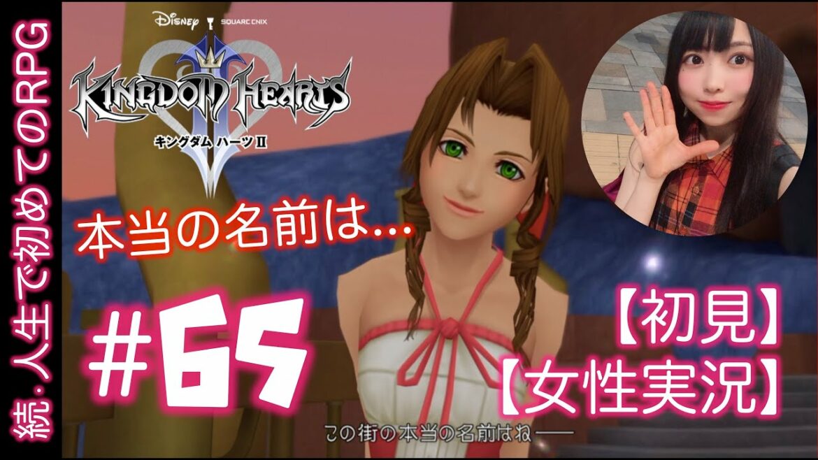 #65【初めてのキングダムハーツ2】RPG初心者がシリーズ初見実況プレイ【女性実況】本当の名前は…