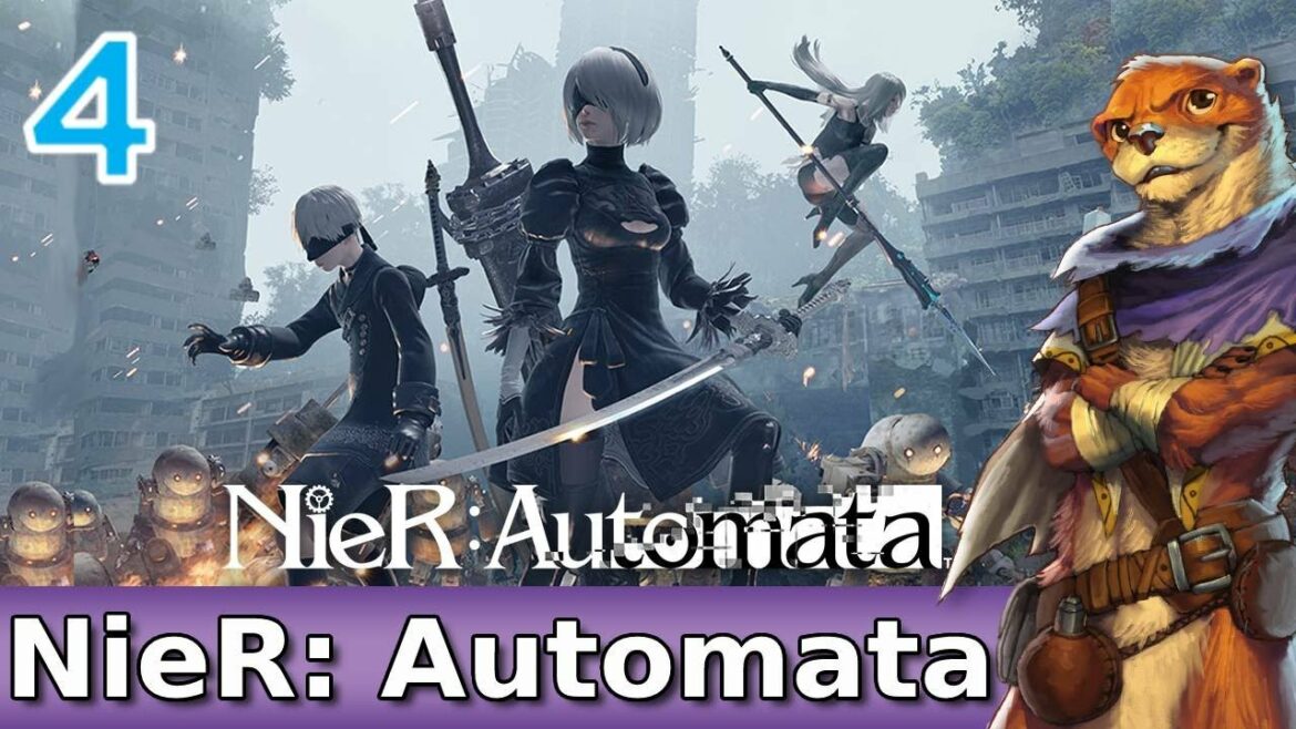 Let's Play NieR: Automata w/ Bog Otter ► Episode 4