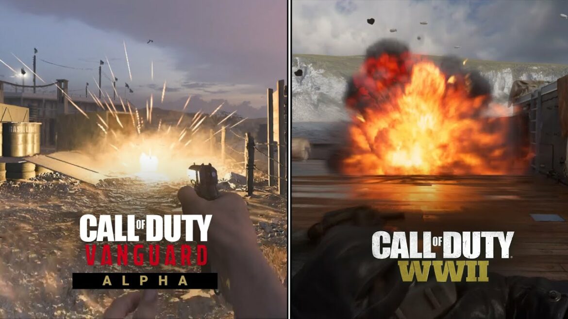 CoD Vanguard Alpha Explosives VS CoD WW2 Explosives | Cod Vanguard Graphics VS Cod WW2 Graphics