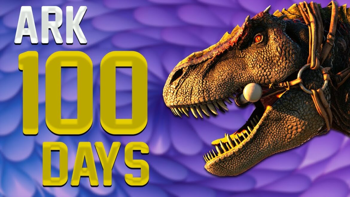 I Survived 100 Days of Hardcore ARK Survival Evolved