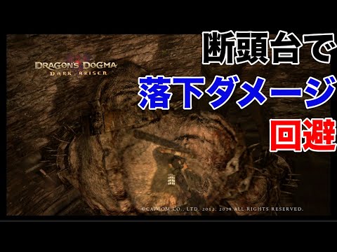 【ドラゴンズドグマ ダークアリズン】断頭台でゴアサイクロプスと遊ぶ