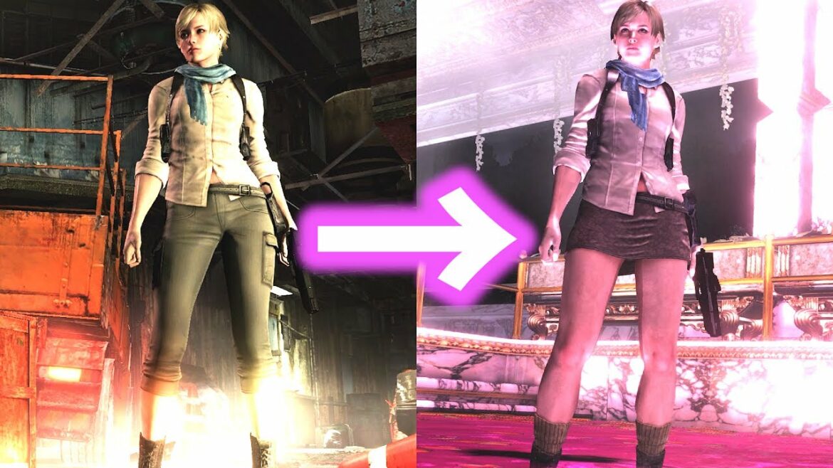 もしもシェリーが短いスカートで動きまわったら!?【バイオハザード6】【RESIDENTEVIL6】