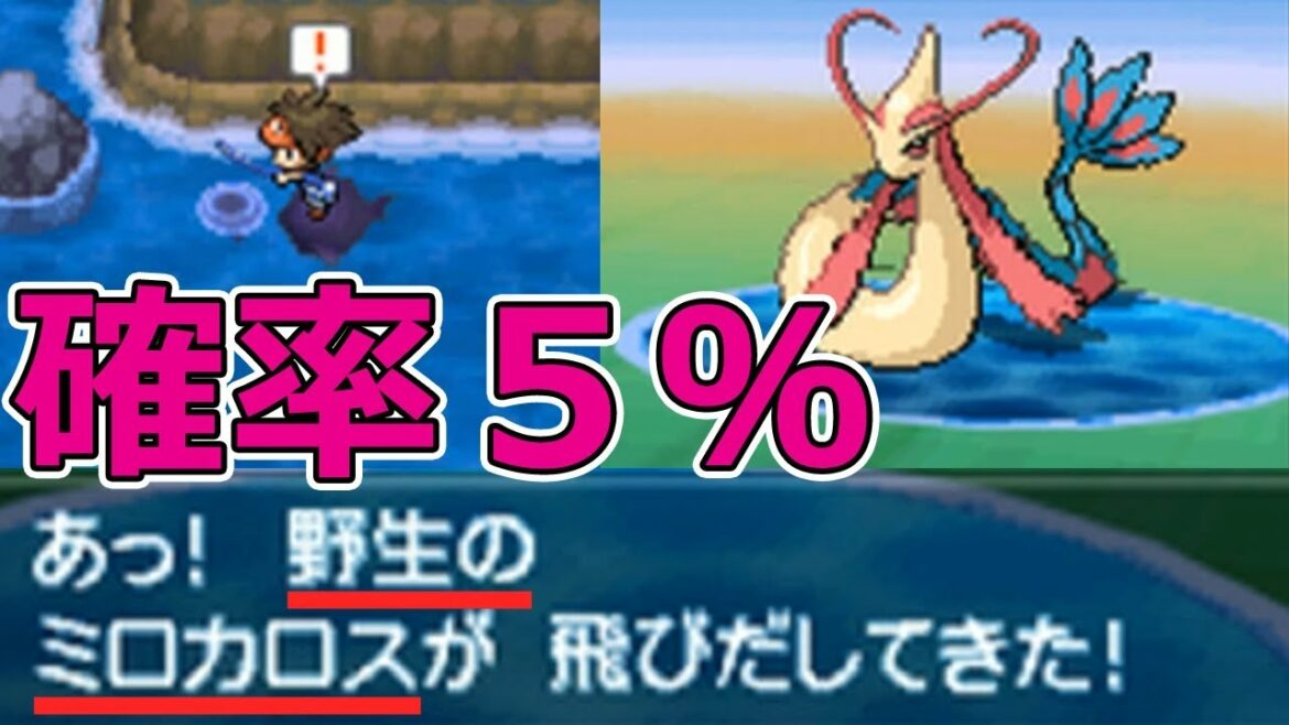 ポケモンbw2 出現率5 の野生のミロカロスを捕まえる ブラック2 ホワイト2 Games Wacoca Japan People Life Style ポケモンbw2 出現率5 の野生のミロカロスを捕まえる ブラック2 ホワイト2 Games Wacoca Japan People Life Style