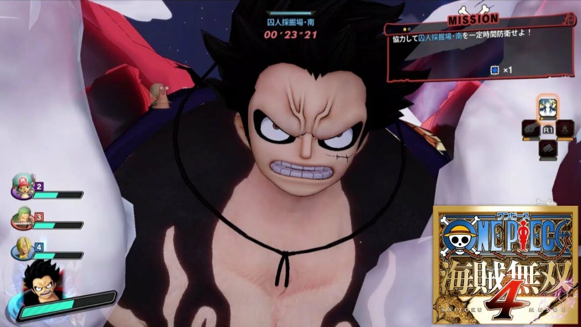 【ワンピース海賊無双4】ルフィ(バウンドマン)で新世界級「‘‘最強‘‘による試練」をプレイ