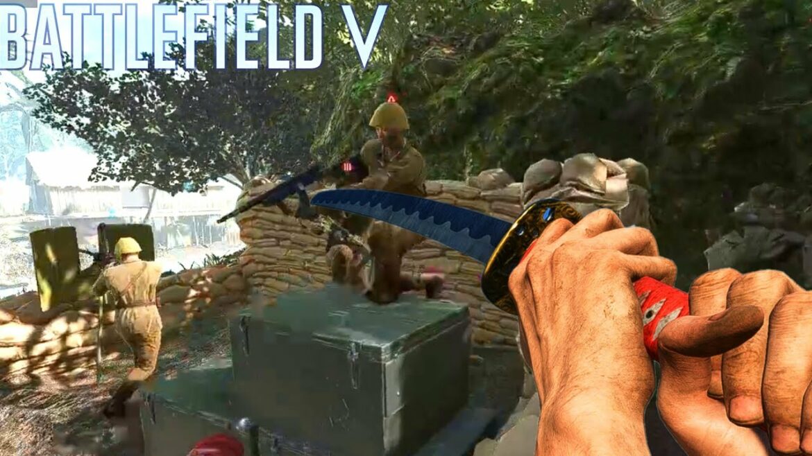 無限回復しながら" 軍刀で大量キル "する裏取り部隊【バトルフィールド5-BFV実況】