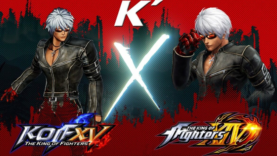 KOF XV – K‘ Trailer Comparison With KOF XIV