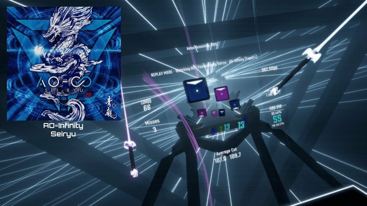 AO-Infinity – Seiryu (93.27% – 371.7pp) – Beat Saber