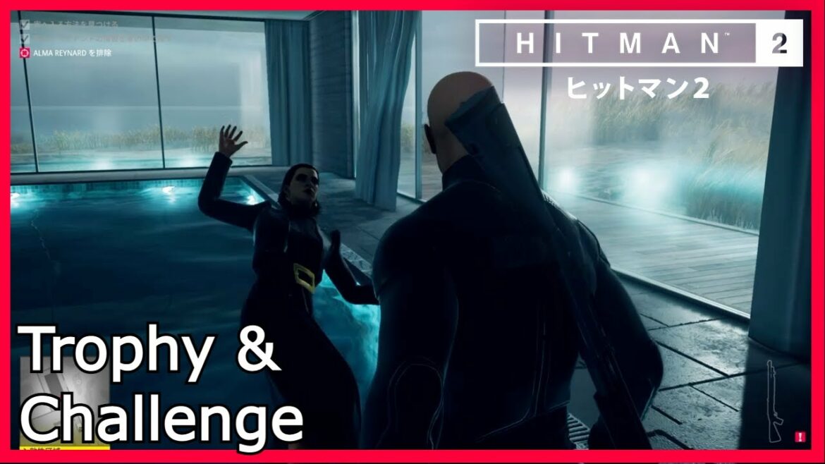 【ヒットマン2】ホークスベイ(ナイトコール):チャレンジ「背中をさすってくれる?」「事故死の予感」【HITMAN2】