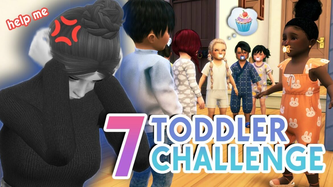 i tried to raise 7 toddlers in the Sims 4 – part 1