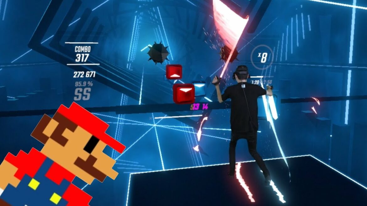 SUPER MARIO THEME IN BEAT SABER