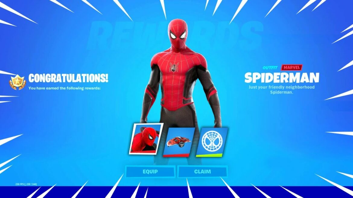 SPIDERMAN Is in The Fortnite Update!