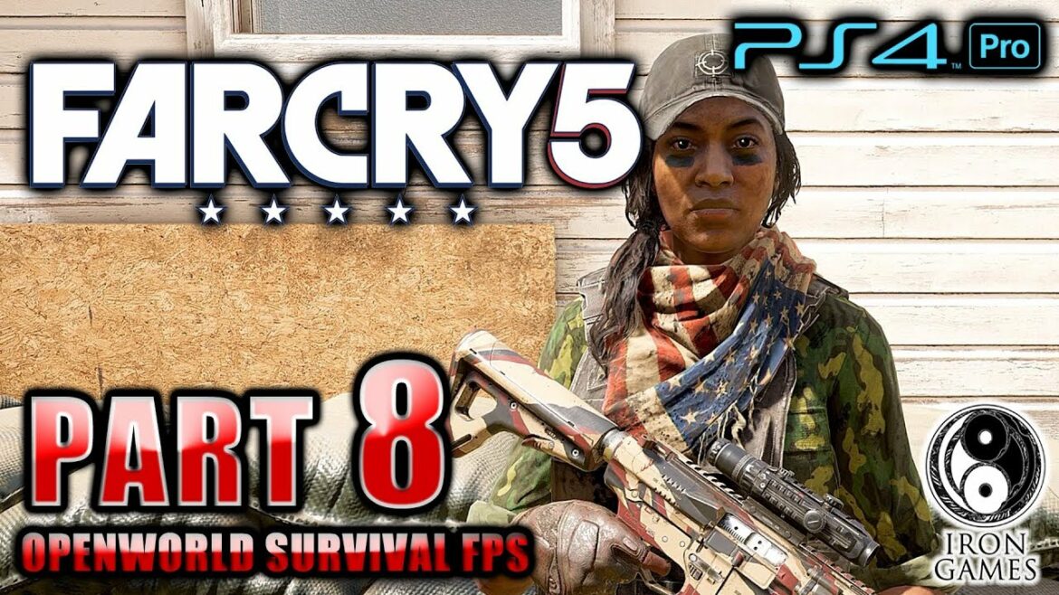 #8【FARCRY5:ファークライ5 / PS4Pro高画質】スナイパー姉さん「グレース」登場!教会墓地を防衛せよ【癒やされ実況プレイ】