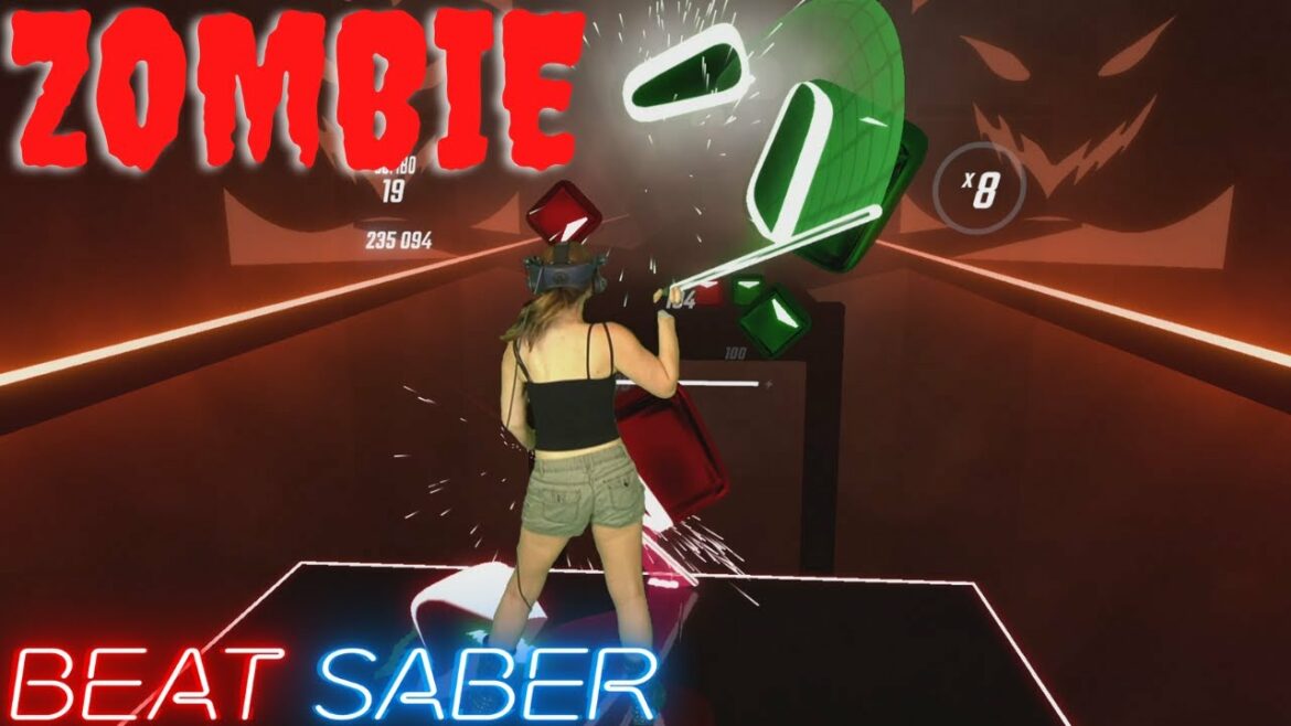 Beat Saber | Zombie – Black Tiger Sex Machine ft. Panther (Expert+) First Attempt | Mixed Reality