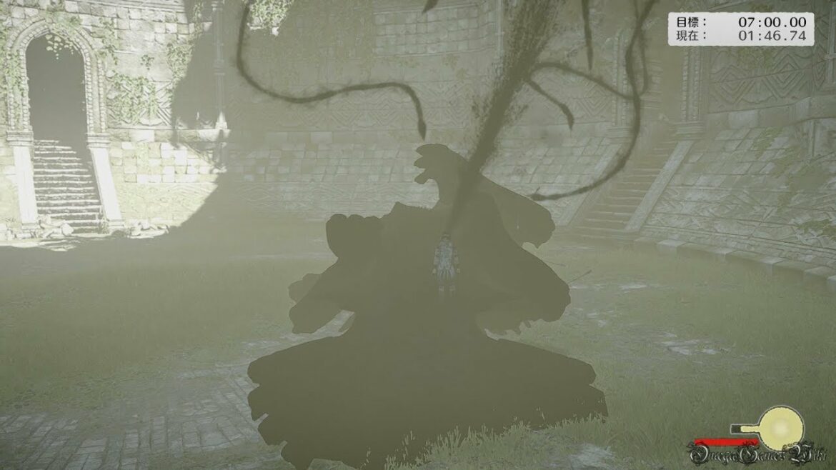 【PS4 Pro】ワンダと巨像 – Hard Time Attack Mode #8・壁つたう影/Kuromori(01:46.74)