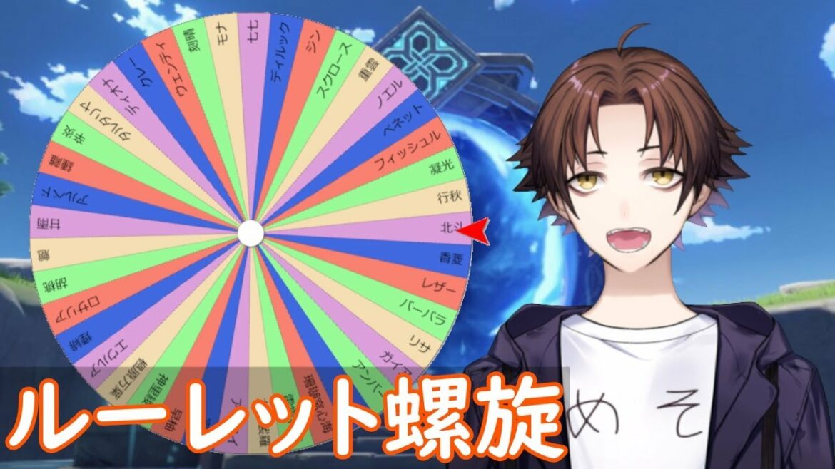 【原神】キャラと武器ルーレットで決めて螺旋攻略するぞ!!!【Genshin Impact】