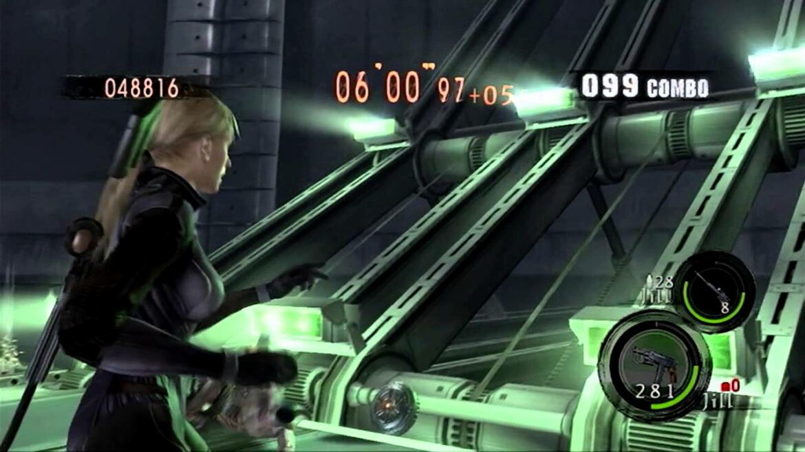 バイオハザード5 マーセナリーズ 実験施設 DUO 649K Jill(Battle Suit)×2