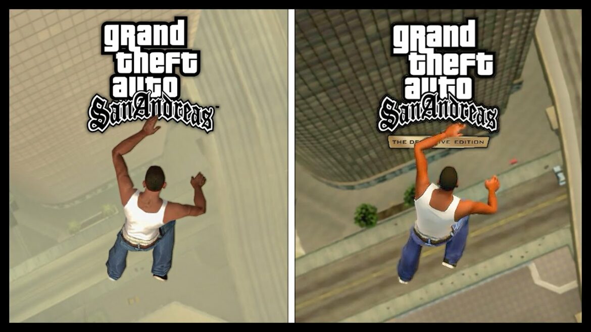 GTA San Andreas: The Definitive Edition vs Original β Physics and Details Comparison