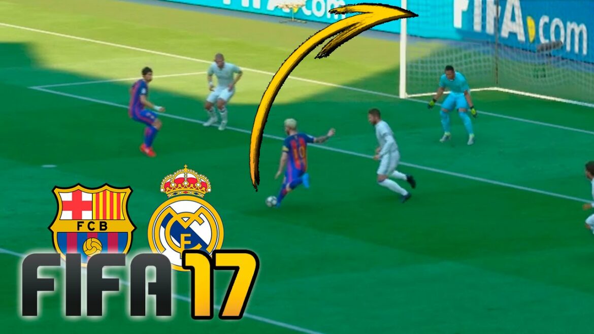 Real Madrid vs Barcelona | FIFA 17 – Santiago Bernabéu