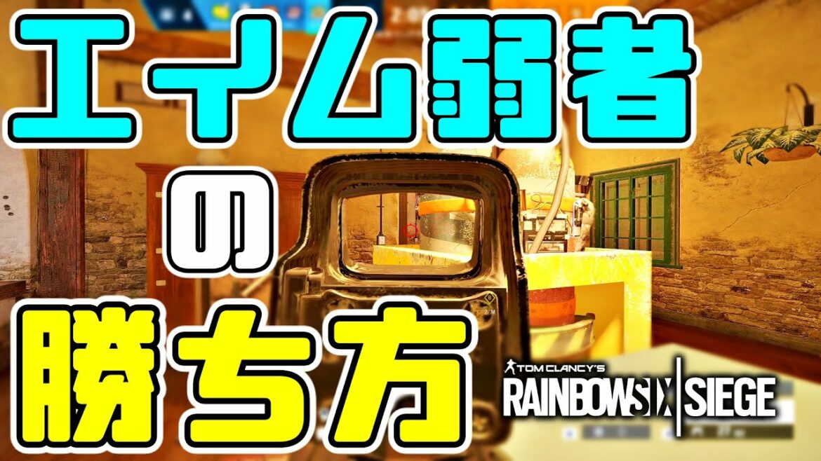 【R6S】これがエイム弱者の立ち回り方(^.^) pc版 レインボーシックス シージ RAINBOWSIX SIEGE 実況