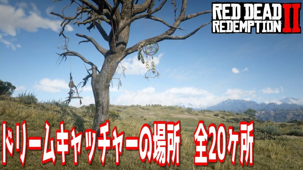 【レッドデッドリデンプション2】ドリームキャッチャーの場所 全20ヶ所