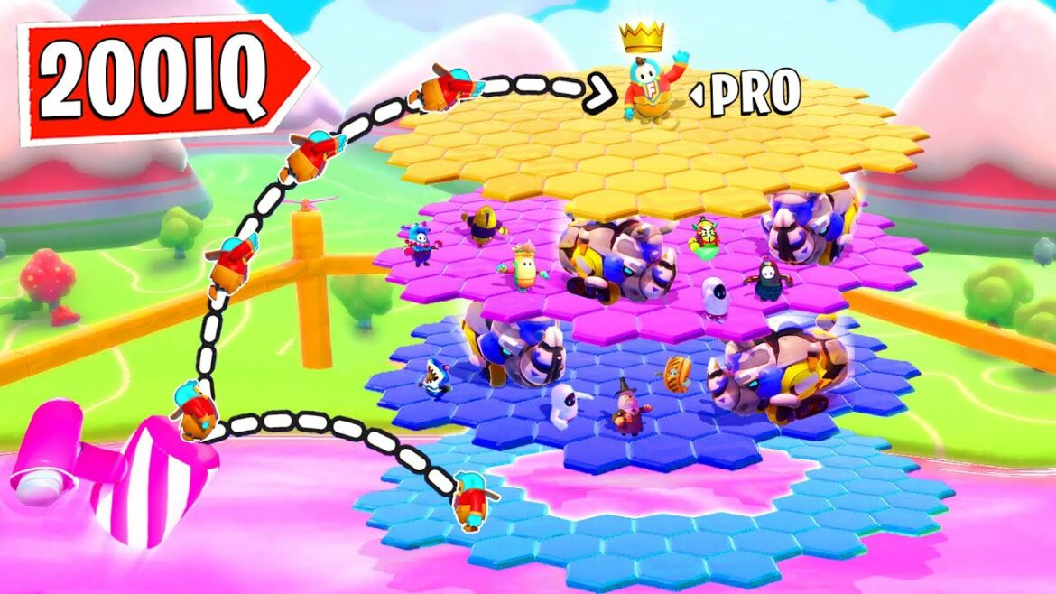 200IQ TRICK ON NEW HEXAGONE?! π – Fall Guys WTF Moments #445 (Season 6)