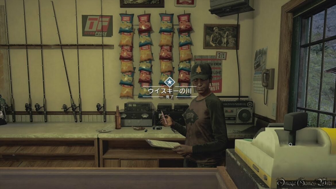 【PS4】ファークライ5(FARCRY5)- #50 Side Mission ウイスキーの川(ウイスキー樽場所)
