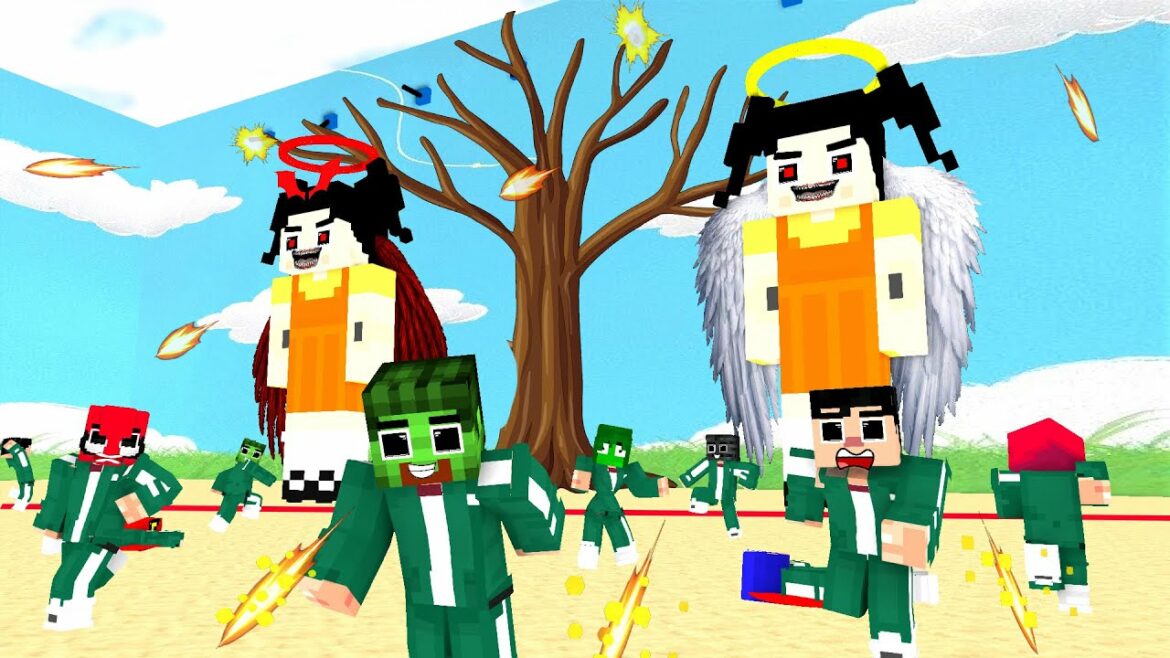 Monster School : Poor Squid Game Doll Help Mother Hulk – Sad Story – Minecraft Animation