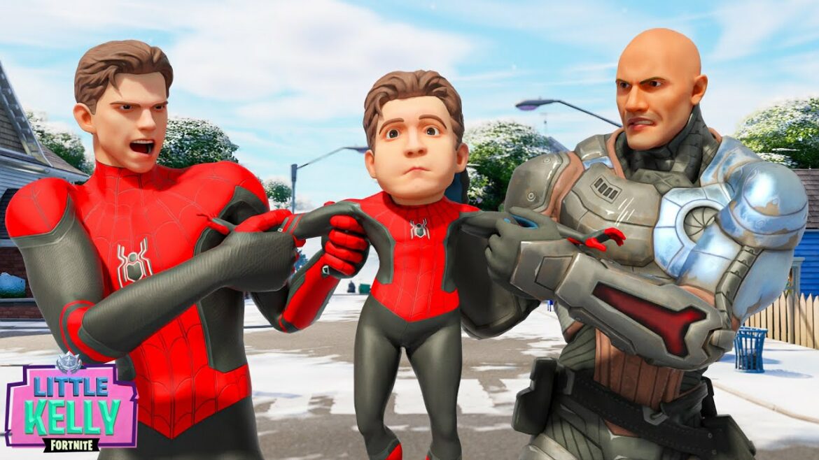 THE ROCK & SPIDERMAN FIGHT OVER THE BABY | Fortnite Short Film
