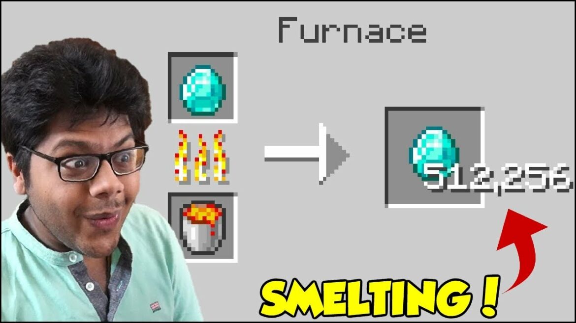 Minecraft, But Smelting Enchants Level 1,000,000 ๐ฑ