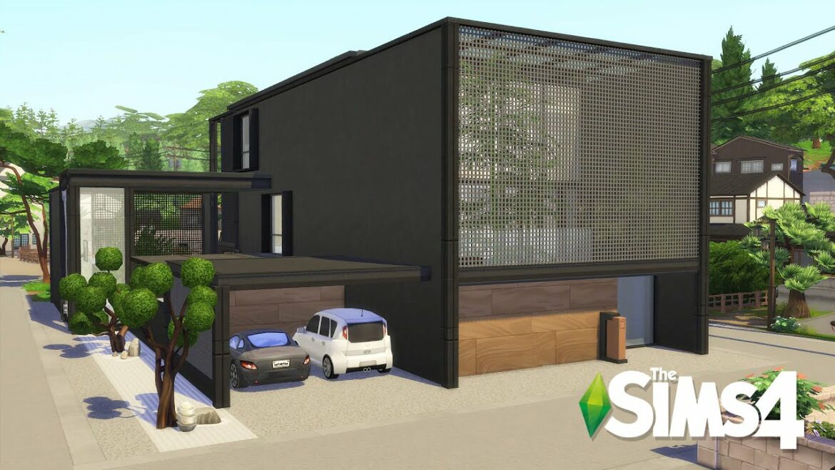 THE SIMS 4 | Japanese Style Modern House | Stop Motion | NOCC