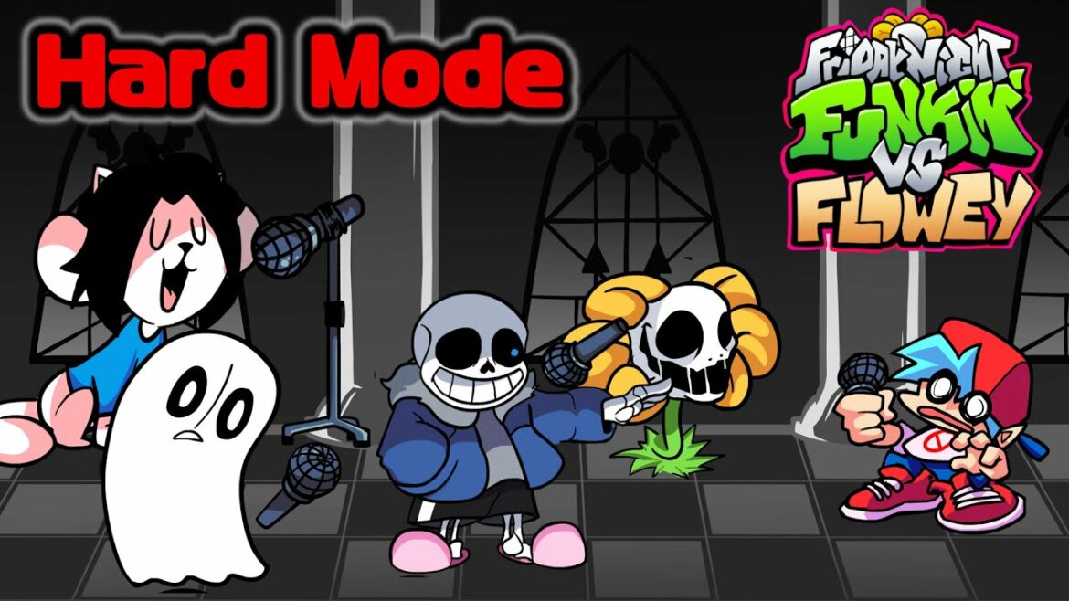【FNF】undertaleのハードモードが音ゲーになった結果…【ゆっくり実況】