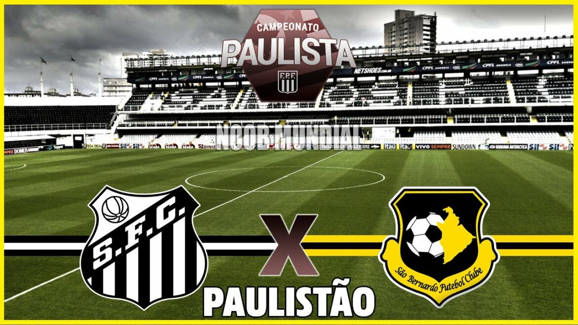 Santos x São Bernardo 10/02/2022 Campeonato Paulista 5ªRodada FIFA 16