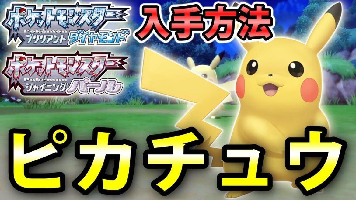 【ダイパリメイク】ピカチュウ・ピチューの入手方法!ライチュウへの進化条件も解説します【ポケモンBDSP ブリリアントダイヤモンド・シャイニングパール】