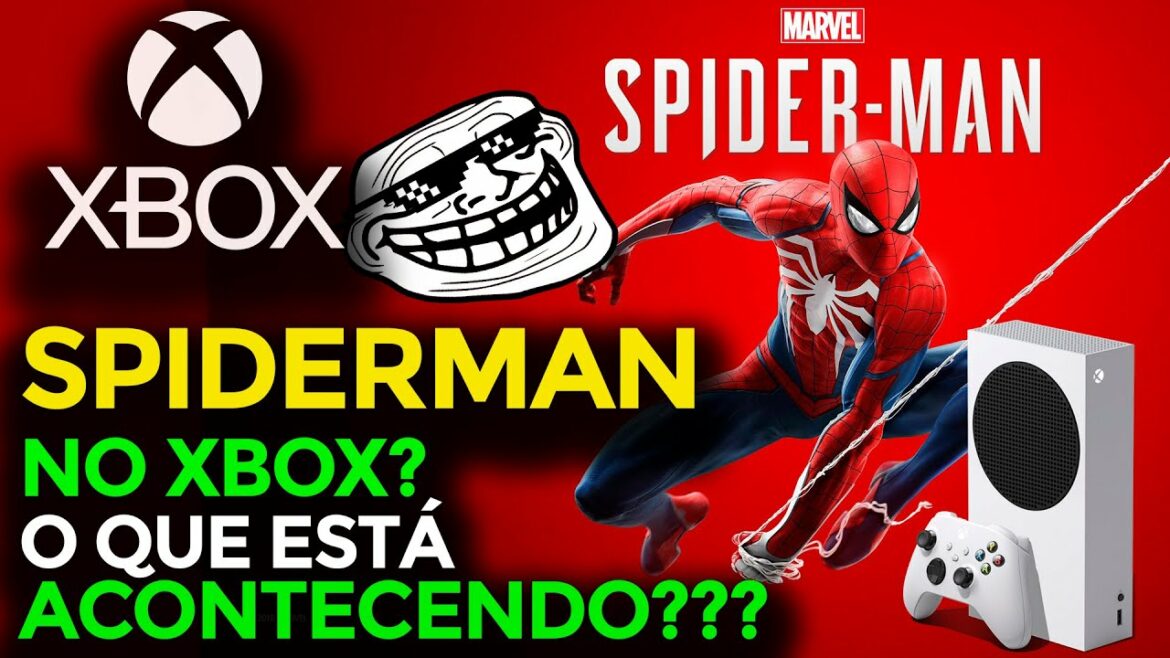 INACREDITÁVEL! DESCUBRA O QUE ACONTECEU AGORA –  SPIDERMAN DO PS4 DISPONÍVEL NA LOJA DO XBOX
