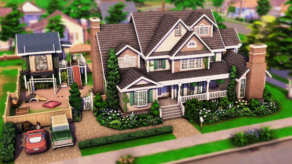 Big Fun Family Home The Sims 4 Speed Build Games