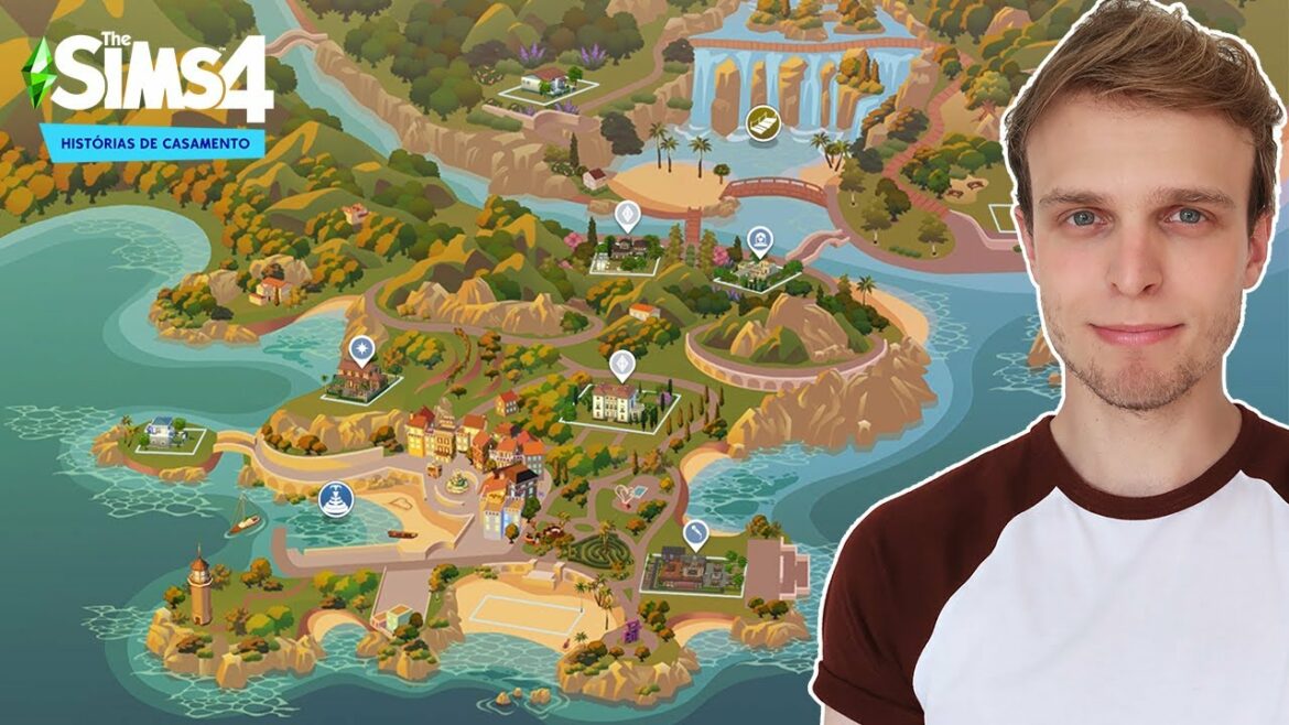 TOUR COMPLETO PELA NOVA CIDADE DO THE SIMS 4