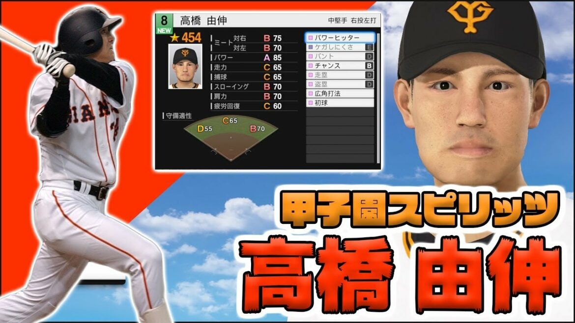 【OB再現】高橋由伸を甲子園スピリッツでつくろう【プロスピ2019】