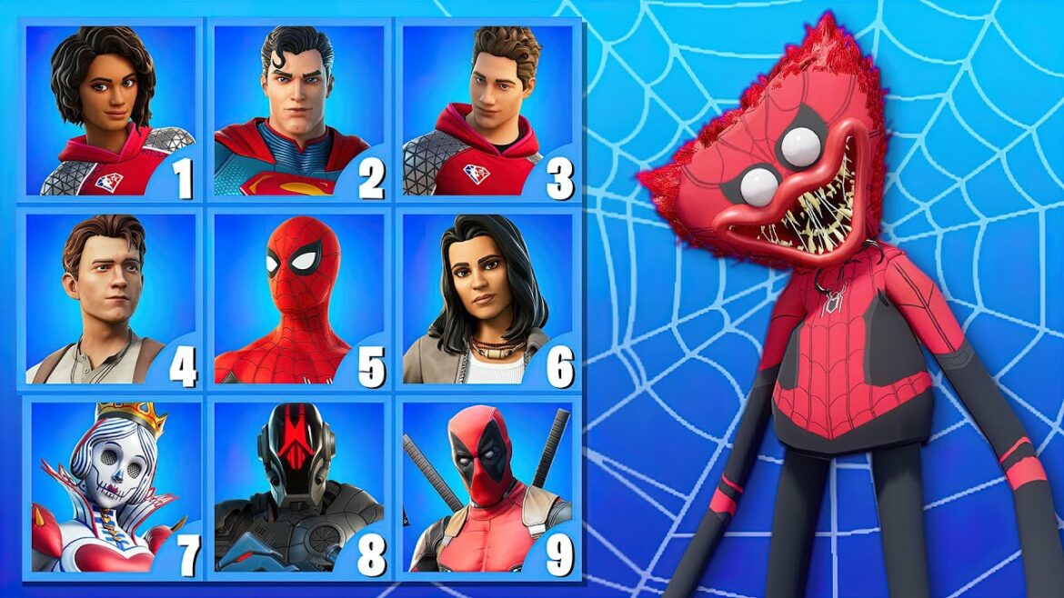 GUESS THE SKIN BY THE HUGGY WUGGY STYLE – FORTNITE CHALLENGE.