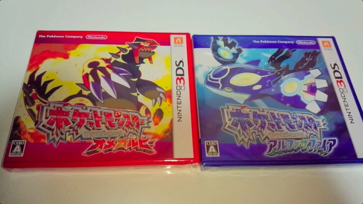 12年ぶりに復活!ポケモン オメガルビー・アルファサファイアを開封・紹介!!