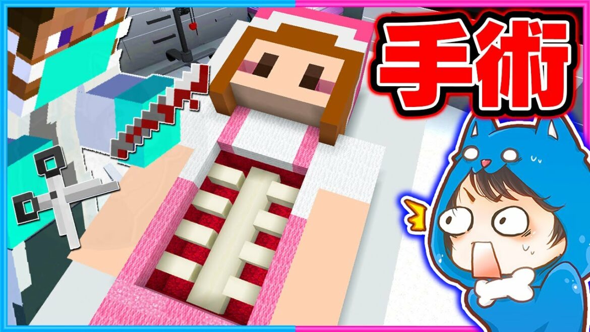医者になってぴの?を手術するマインクラフト💉💨【 マイクラ / まいくら 】