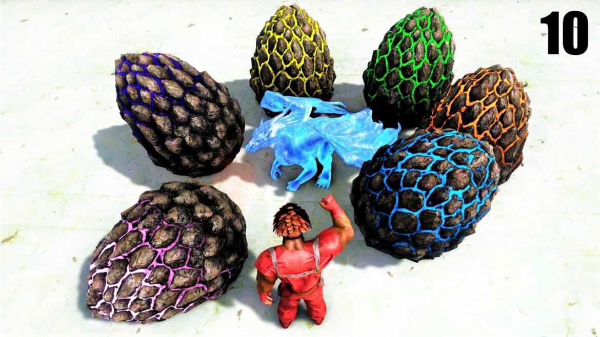 EPIC EGG HUNT! WYVERN, ROCK DRAKE & AVENGER DRAGON! ARK SURVIVAL EVOLVED (ELEMENTAL ARK MODDED) E10