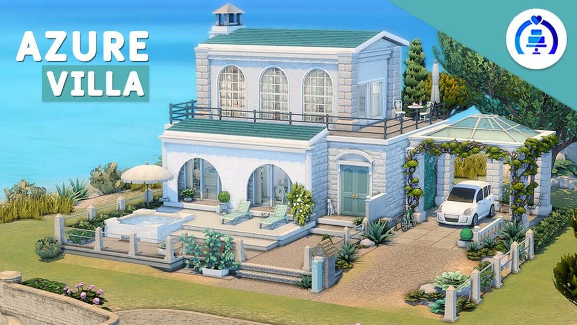 ππ Azure Villa for Lovers | No CC | The Sims 4: My Wedding Stories | Stop Motion Build