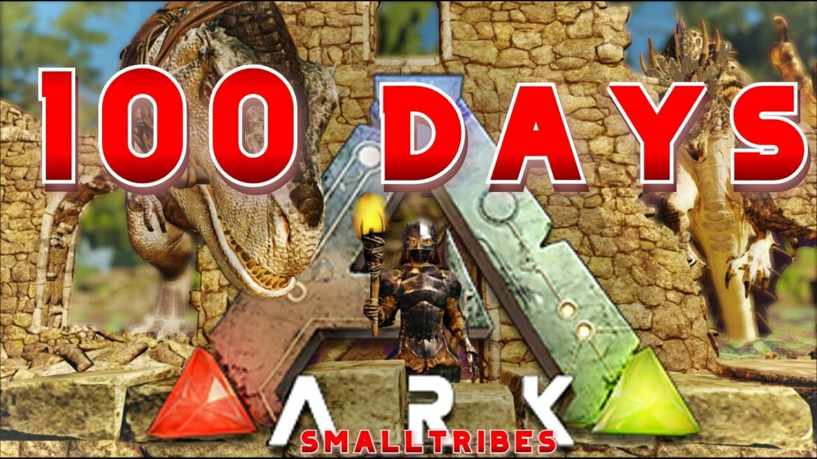 I "Survived" 100 DAYS on Smalltribes!  ARK SURVIVAL EVOLVED