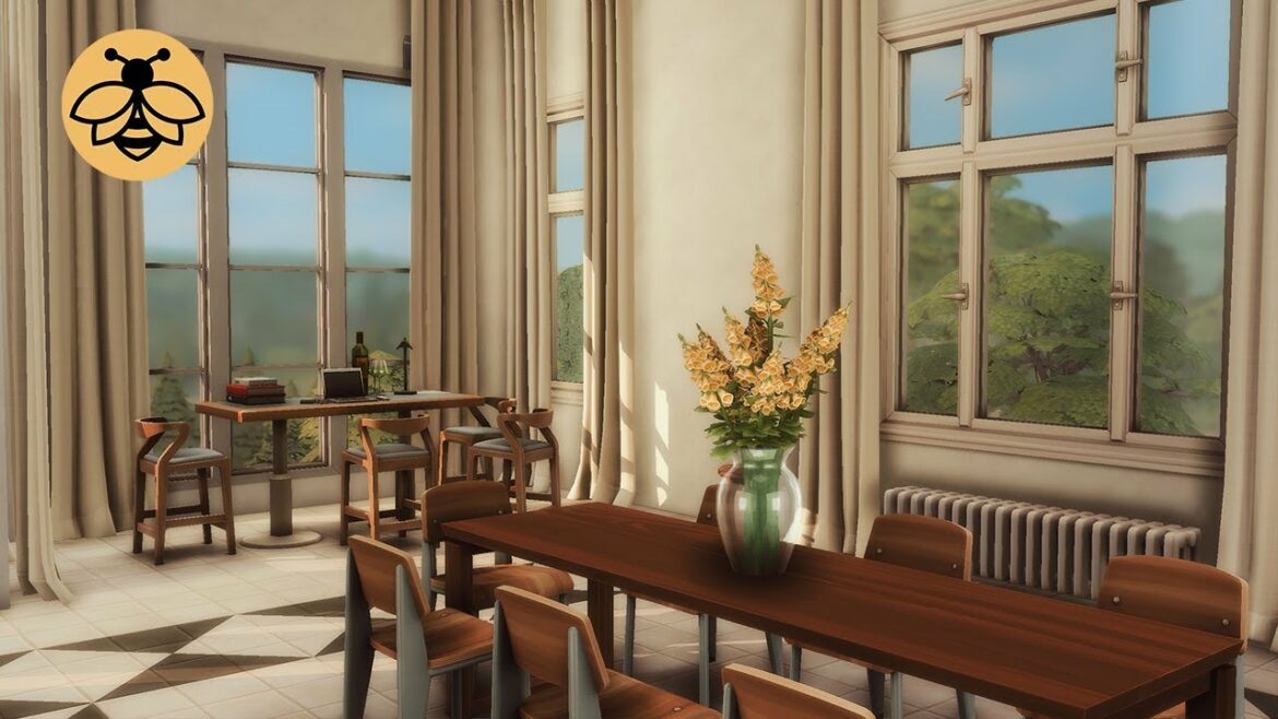 Snezhko & Khlebnikova Townhouse Apartment | The Sims 4 Speed Build