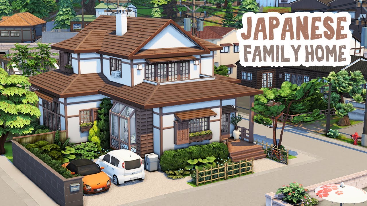 Japanese Family Home 🍵 || The Sims 4: Speed Build - Games | WACOCA ...