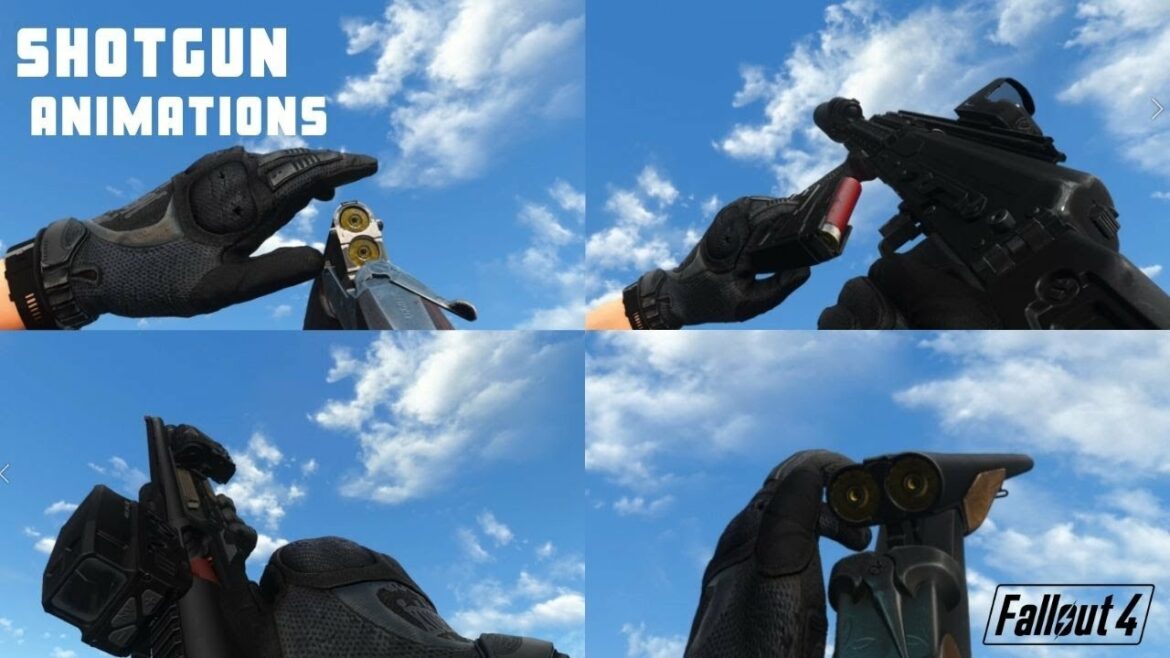 Fallout4 Best Weapon Mod Animations Shotgun Link in description フォールアウト 4