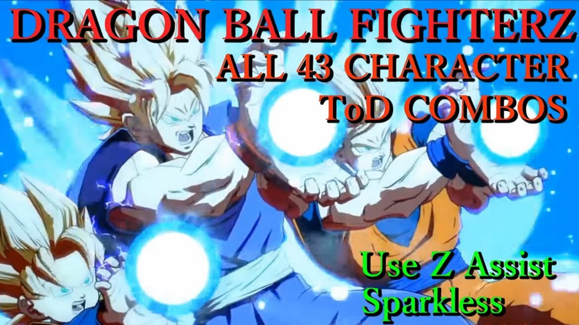 DRAGON BALL FIGHTERZ ALL 43 CHARACTER SPARKLESS ToD COMBOS【ドラゴンボールファイターズ 全43キャラ 即死コンボ】