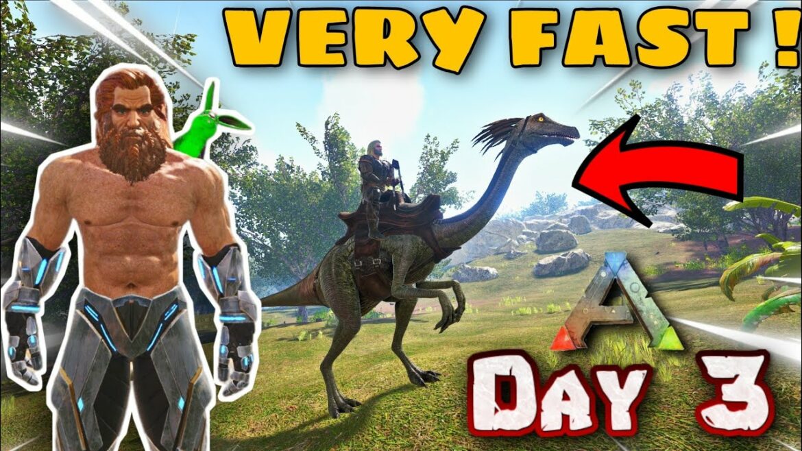 THIS DINOSAUR IS FASTER THEN RAPTOR ! | Ark Survival Evolved Lost Island Day 3