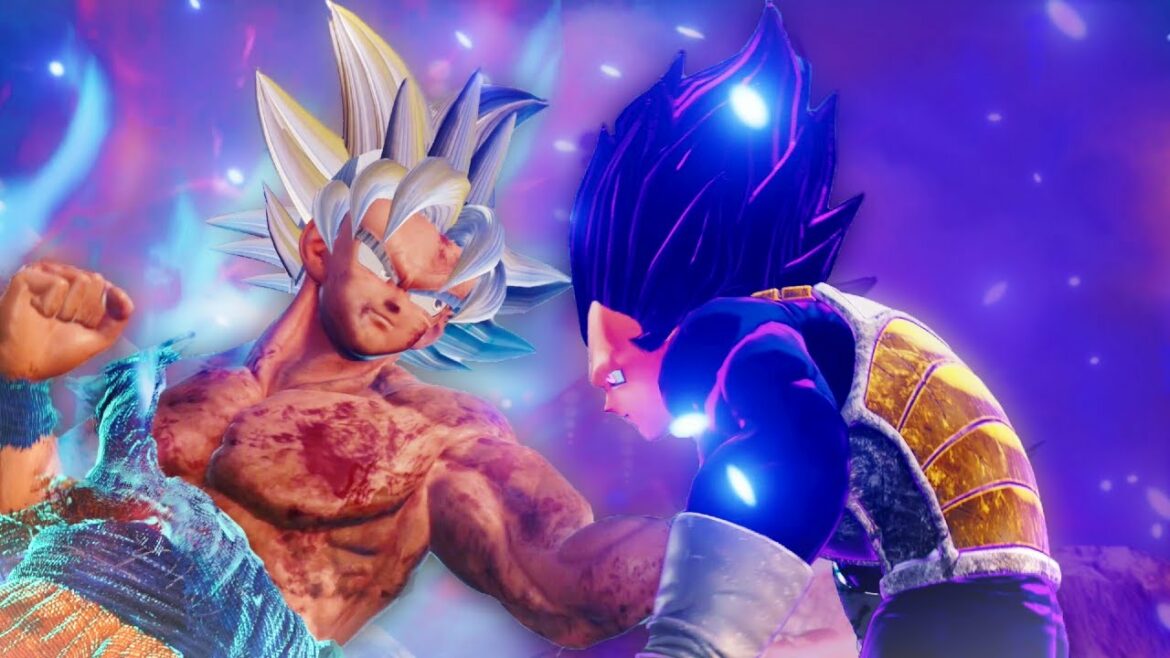 Jump Force: Ultra Ego Vegeta Vs Ultra Instinct Goku (4K 60FPS)